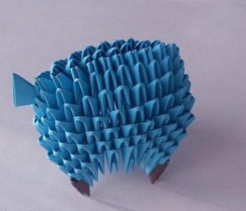 Schémas d'origami modulaires chèvres et moutons pour les débutants