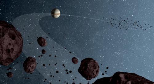 Description de la ceinture d'astéroïdes du système solaire. Les astéroïdes de la ceinture principale